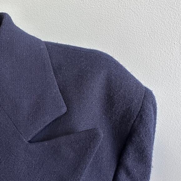 Vintage Ralph Lauren purple label navy blazer size 12 - Picture 3 of 8
